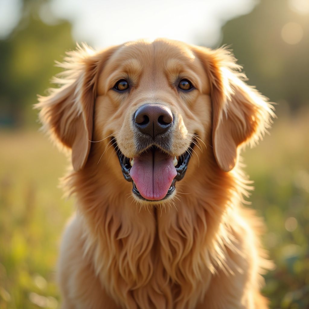 Golden Retriever feliz